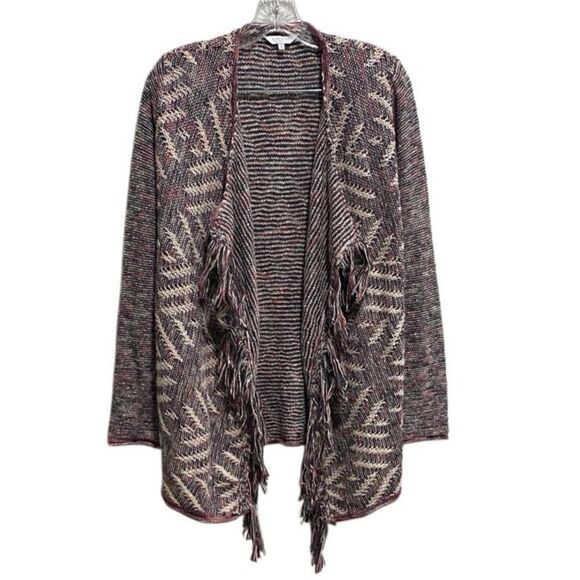 Lucky Brand Multicolor Boho Fringe Cardigan | Size‎ Small - Picture 1 of 11